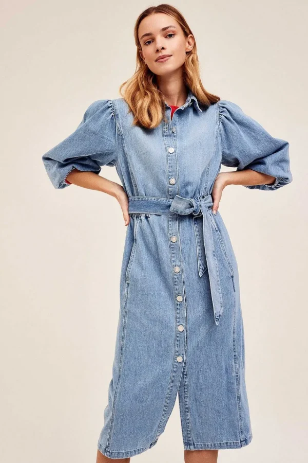 Ivorys Midi Denim Dress