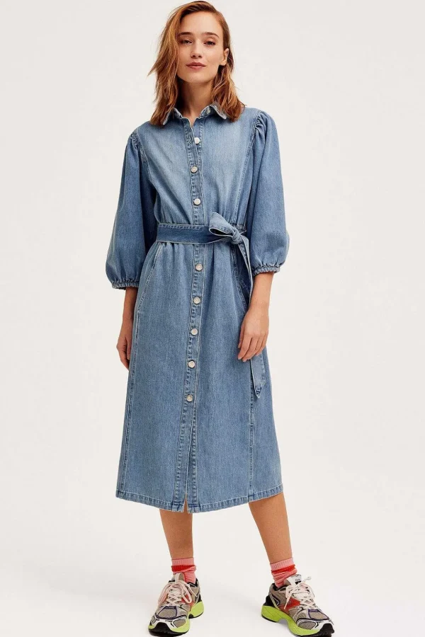 Ivorys Midi Denim Dress