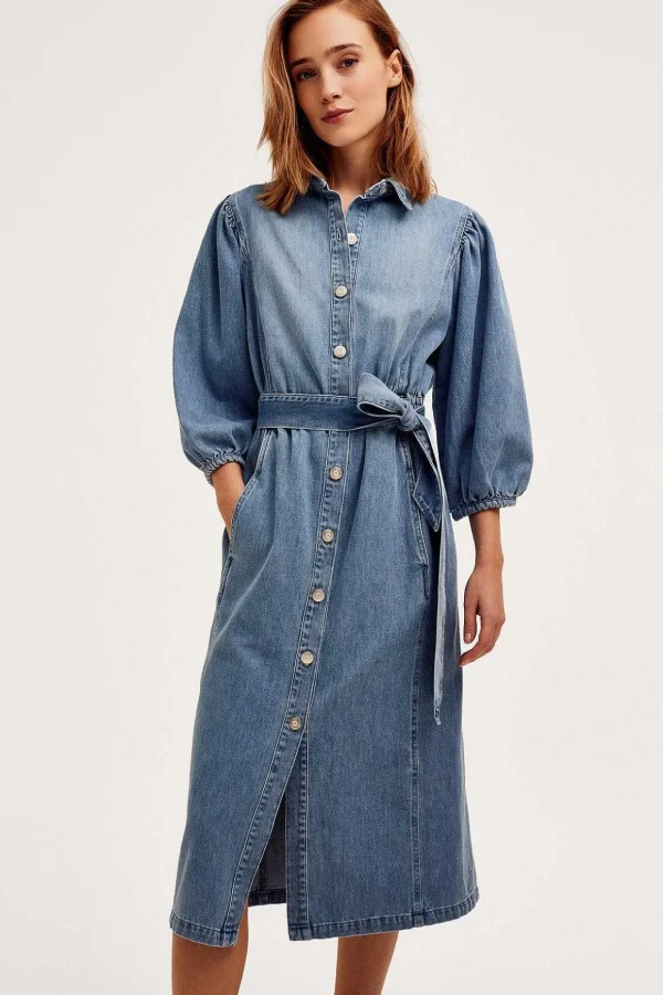 Ivorys Midi Denim Dress