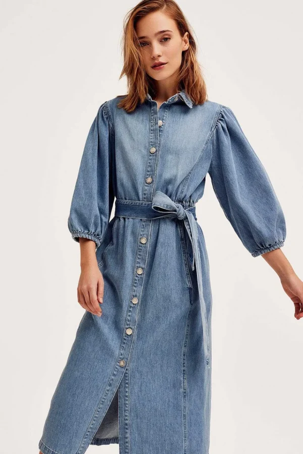 Ivorys Midi Denim Dress