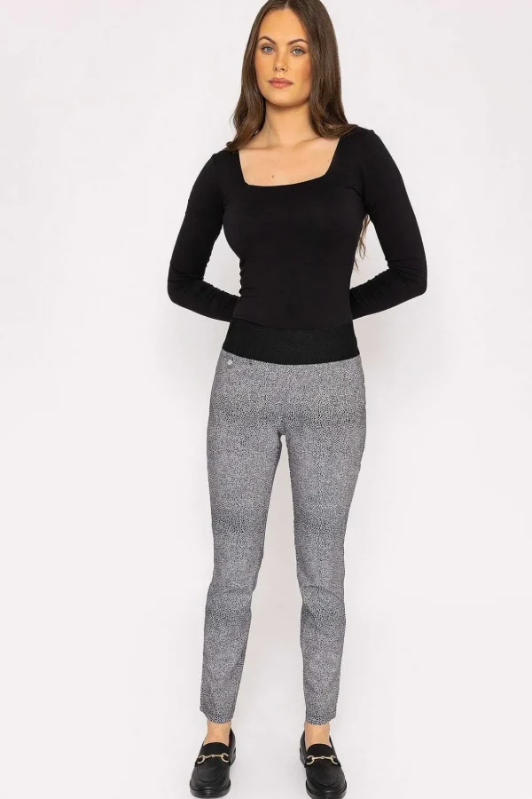 Jacquard Pant In Animal Print