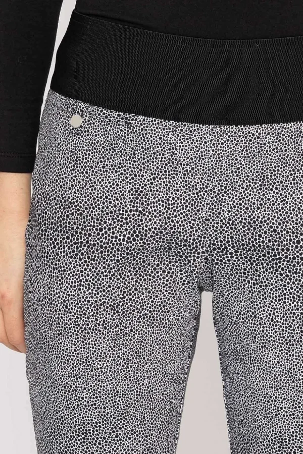 Jacquard Pant In Animal Print