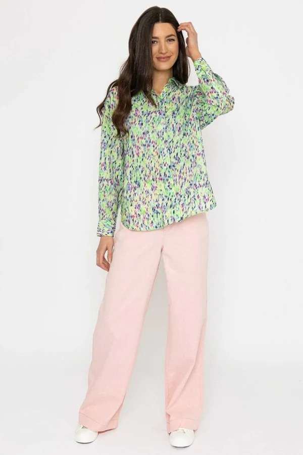 Jake Wide Leg Jeans In Pink