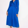 Jayne Blue Midi Dress