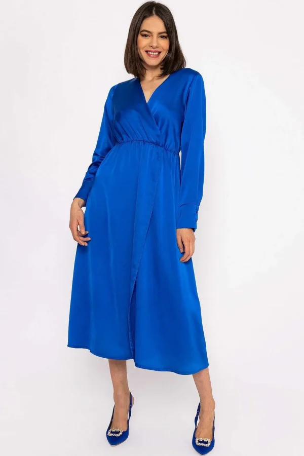 Jayne Blue Midi Dress