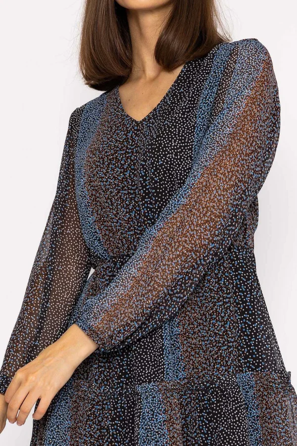 Jessie Mini Dress In Abstract Print