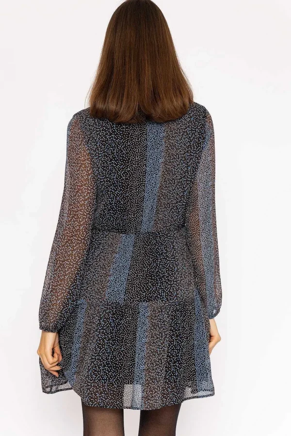 Jessie Mini Dress In Abstract Print
