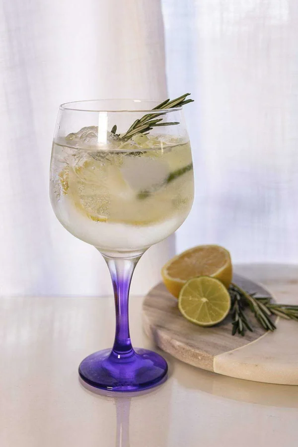 Jewel Glass Gin Glasses