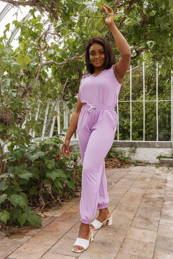 Jogger Trousers In Lilac