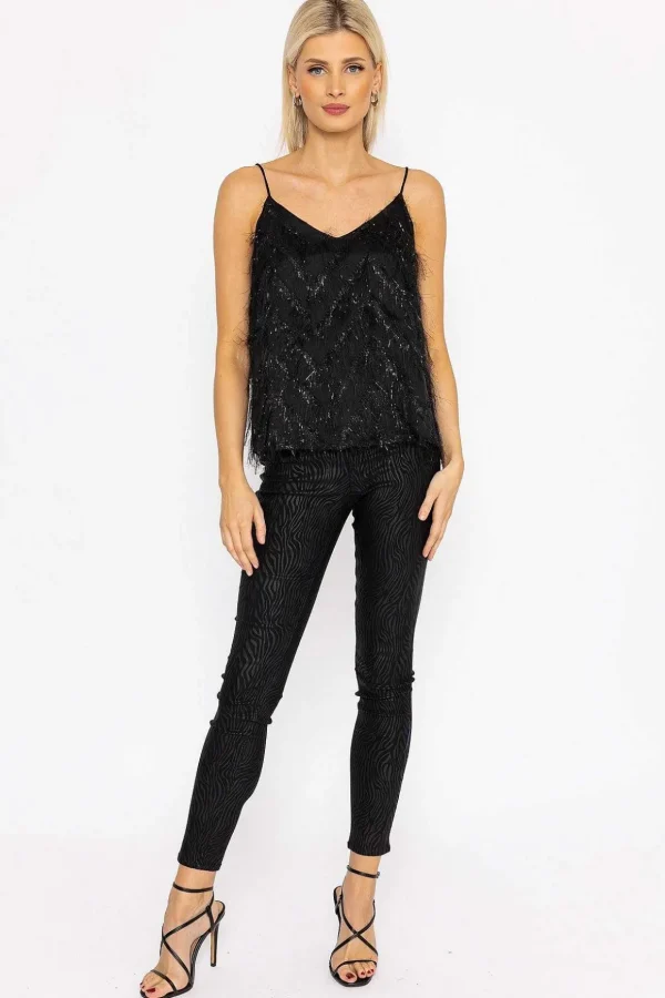 Juliette Singlet Top In Black