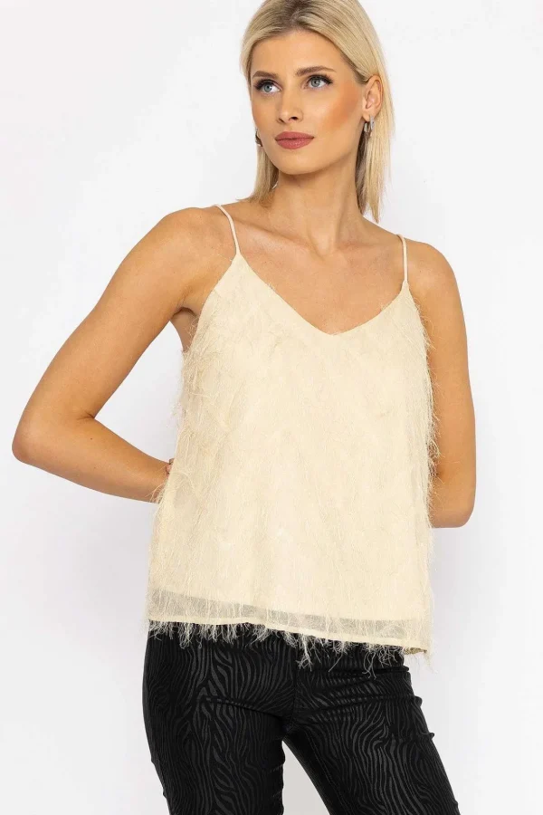 Juliette Singlet Top In Cream