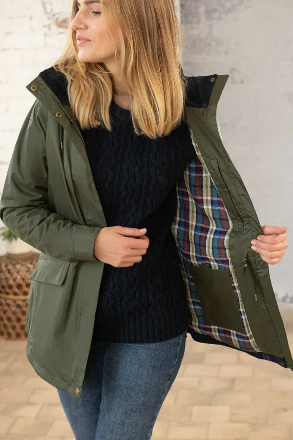 Kendal Waterproof Raincoat In Forest