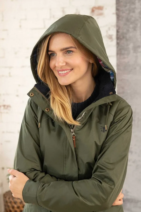 Kendal Waterproof Raincoat In Forest