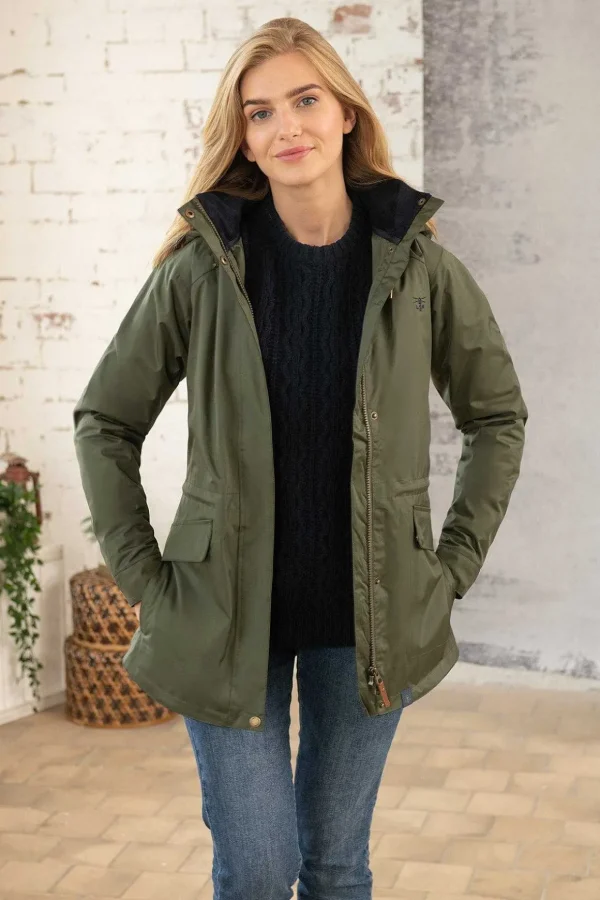 Kendal Waterproof Raincoat In Forest