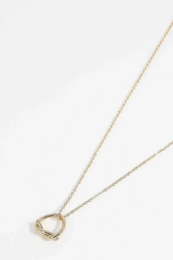 Knot Pendant In Gold
