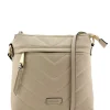 Laja Quilted Crossbody Bag In Beige