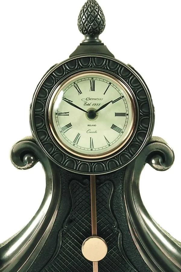 Large Bronze Mantel Clock