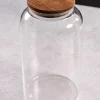 Large Glass Lidded Storage Jar