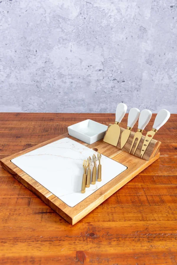 Large Marble Cheese Board
