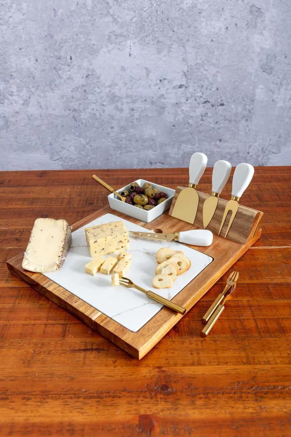 Large Marble Cheese Board