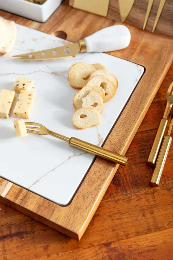 Large Marble Cheese Board