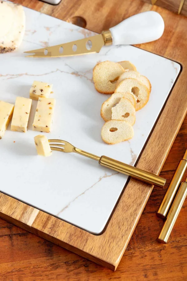 Large Marble Cheese Board