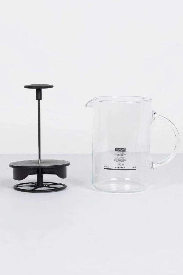 Latteo Milk Frother With Glass Handle