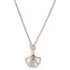 Leaf Necklace In Rose Gold