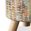 Leaf Pattern Footstool