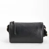 Leather Cross Body In Black