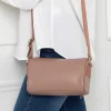 Leather Cross Body In Pink