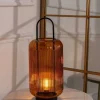 Led Amber Glass Lamp