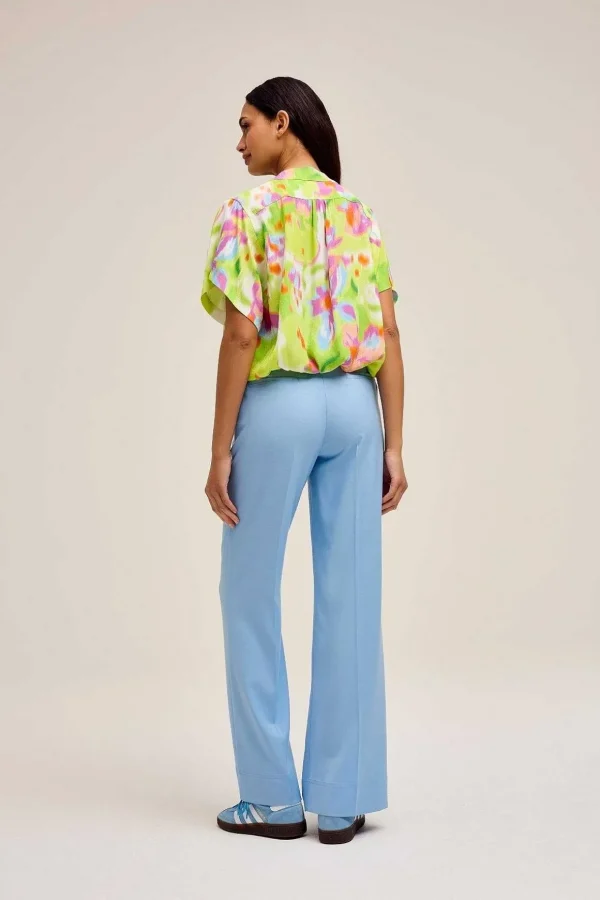 Ledo Blouse In Green Print