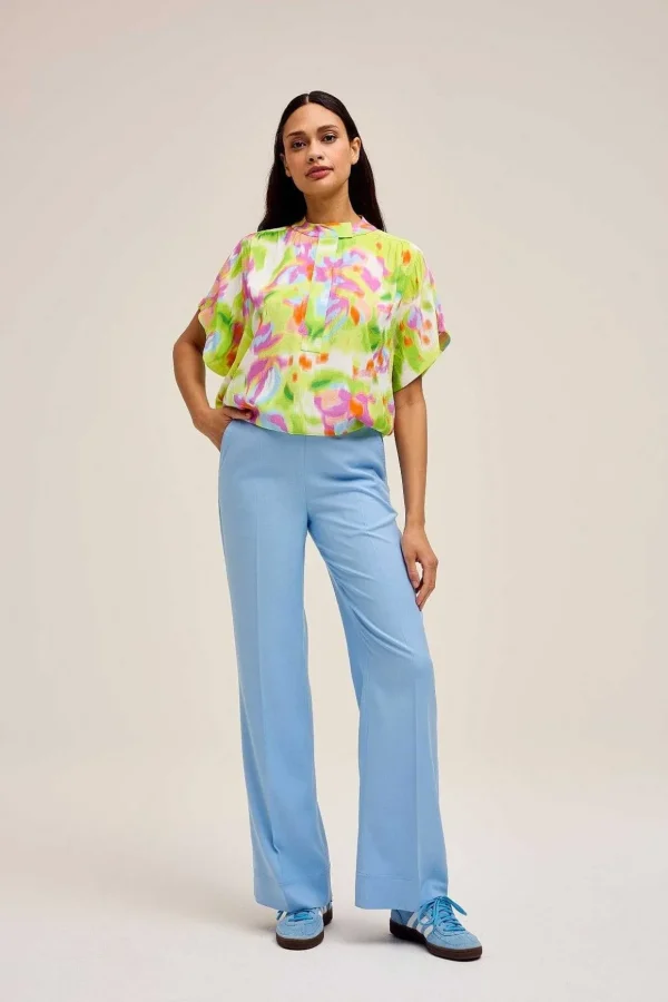 Ledo Blouse In Green Print