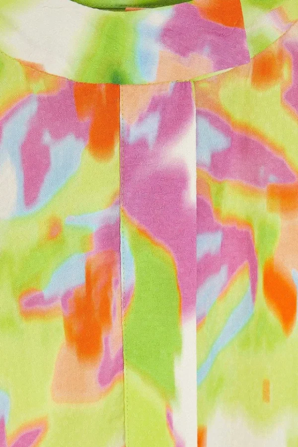 Ledo Blouse In Green Print