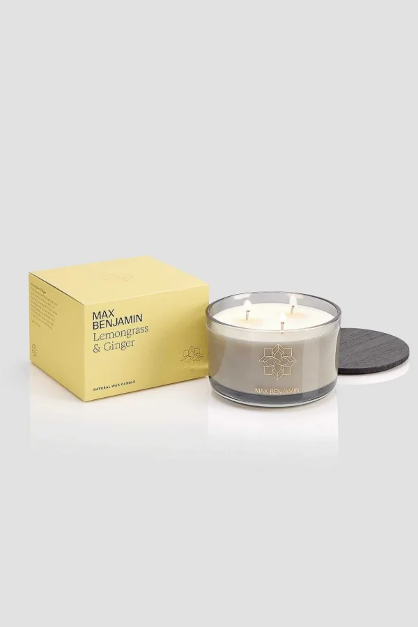 Lemongrass & Ginger 3 Wick Luxury Candle