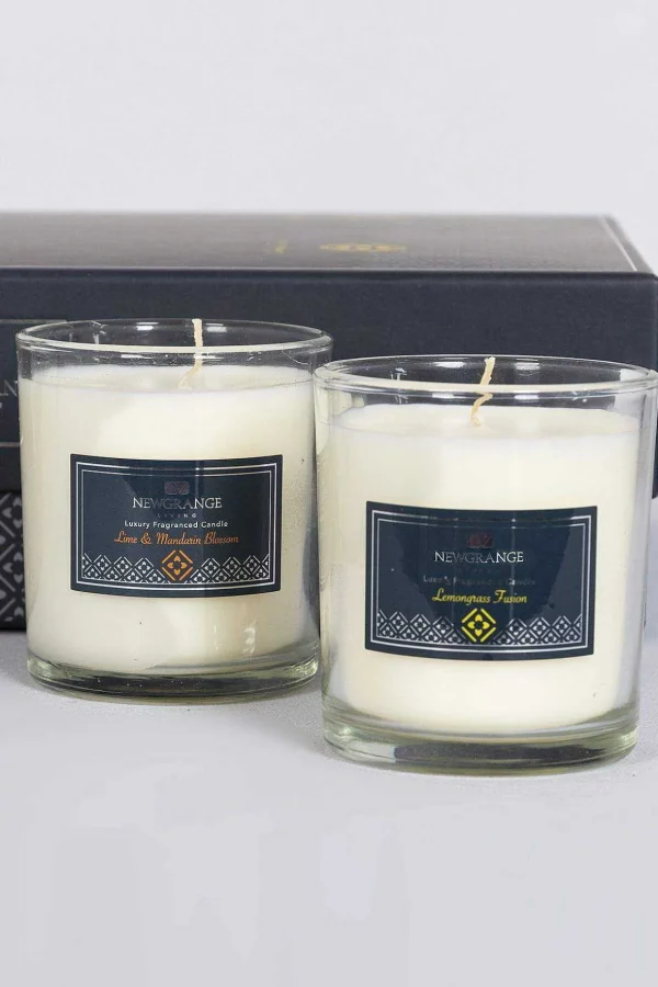 Lemongrass & Mandarin Blossom Candle Set