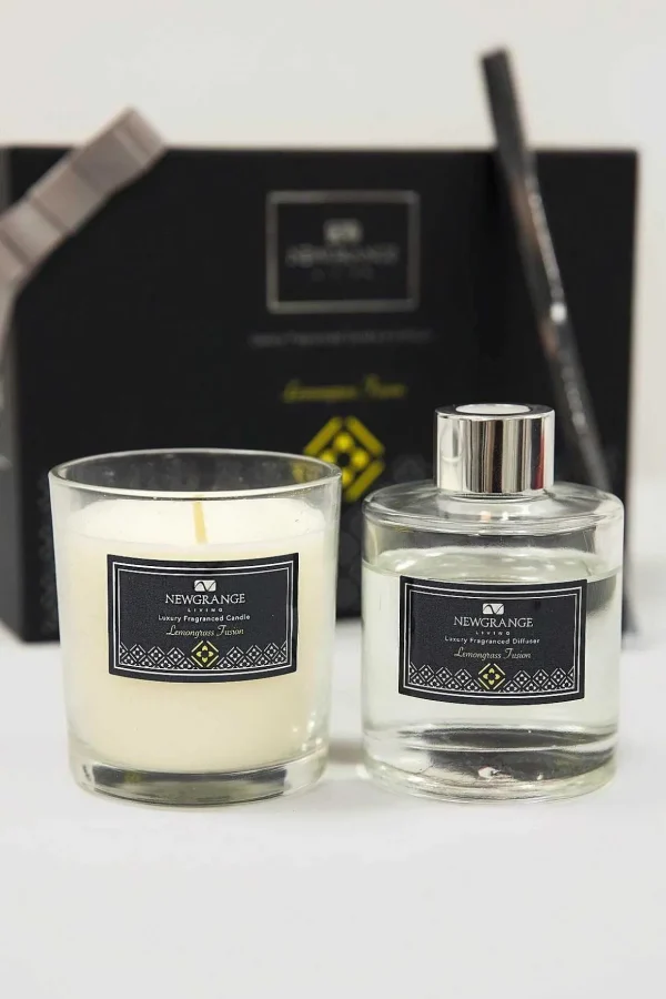 Lemongrass Candle And Diffuser Set