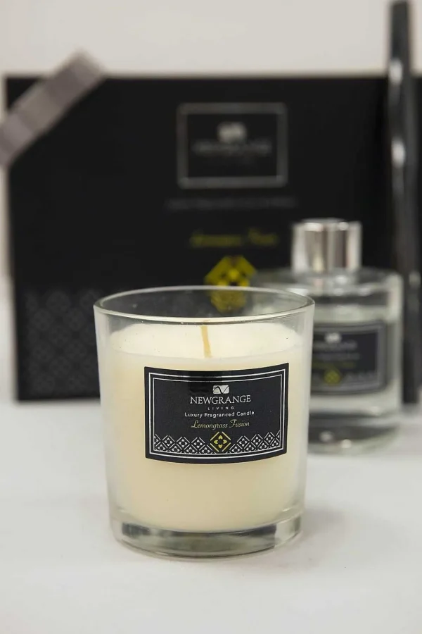 Lemongrass Candle And Diffuser Set