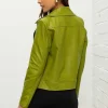 Lime Green Leather Jacket