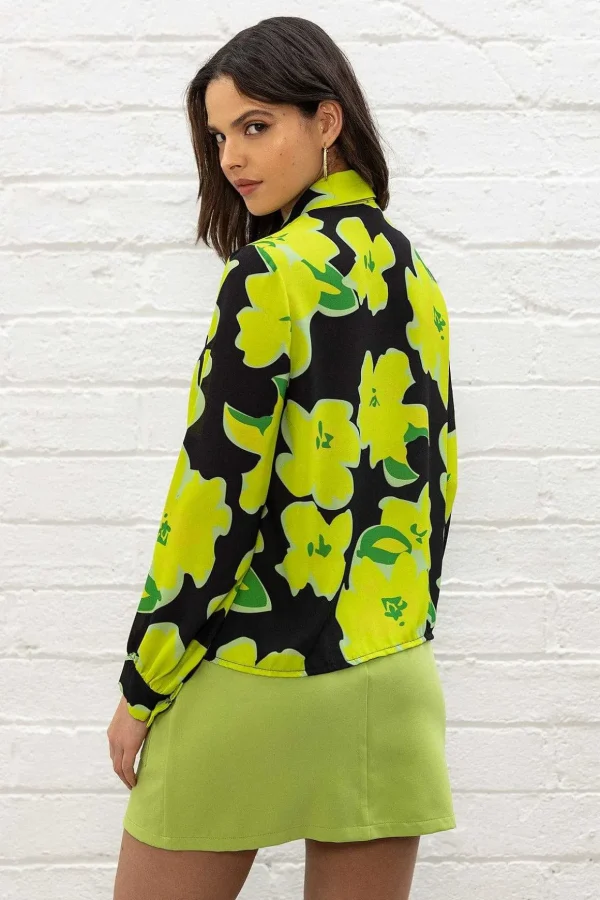 Lime Green Mini Skirt