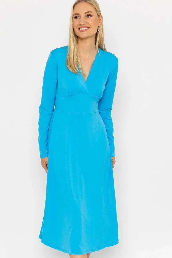 Lisa Blue Midi Dress