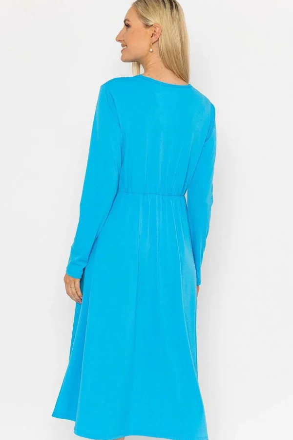 Lisa Blue Midi Dress