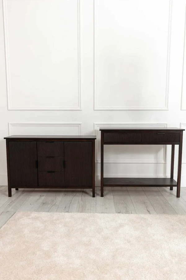 Lisbon Dark Wood Console Table