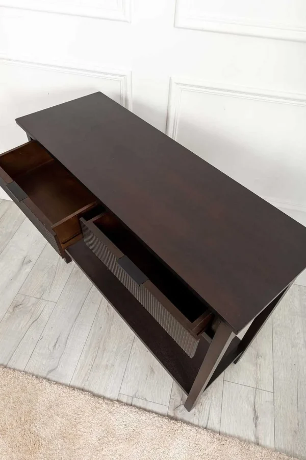 Lisbon Dark Wood Console Table