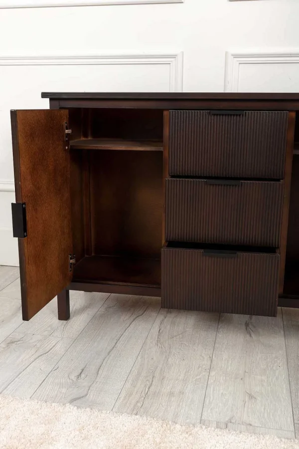 Lisbon Dark Wood Sideboard