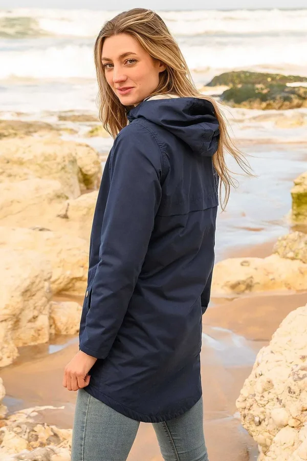 Long Beachcomber Jacket - Navy