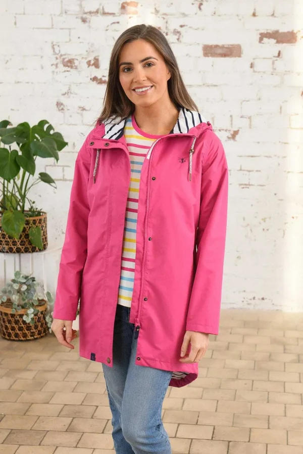 Long Beachcomber Jacket In Pink