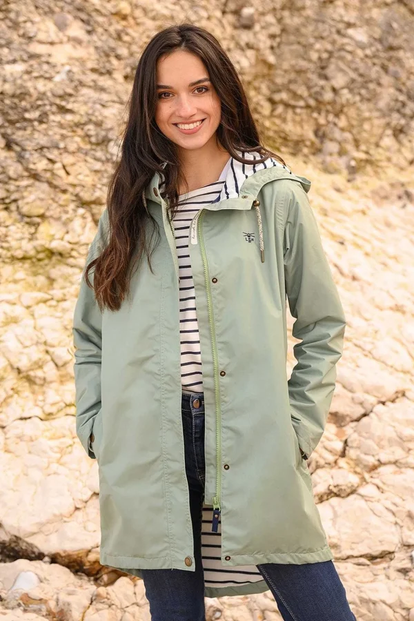 Long Beachcomber Jacket In Pistachio