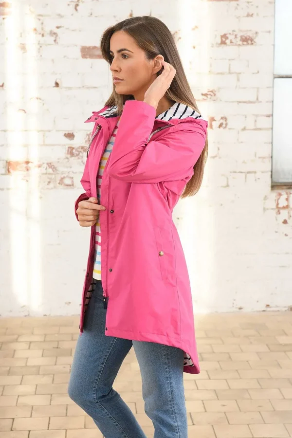 Long Beachcomber Jacket In Pink